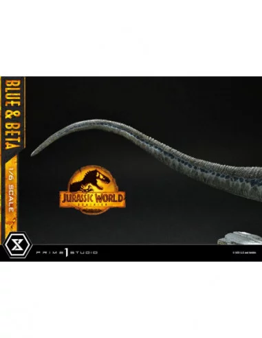Jurassic World: Dominion Estatua Legacy Museum Collection 1/6 Blue & Beta Bonus Version 41 cm