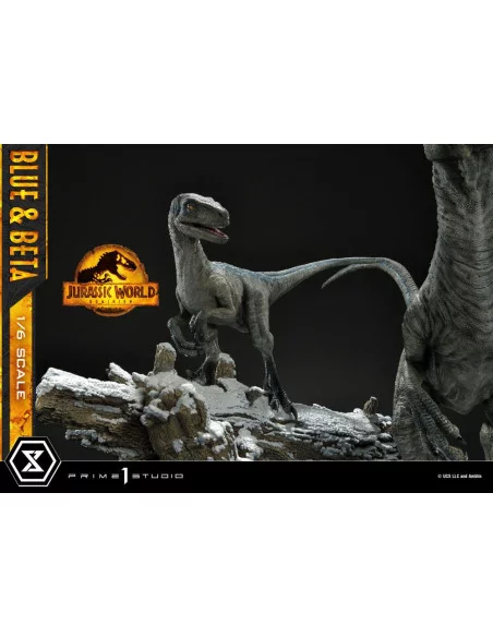 Jurassic World: Dominion Estatua Legacy Museum Collection 1/6 Blue & Beta Bonus Version 41 cm Jurassic World: Dominion Estatua Legacy Museum Collection 1/6 Blue & Beta Bonus Version 41 cm
