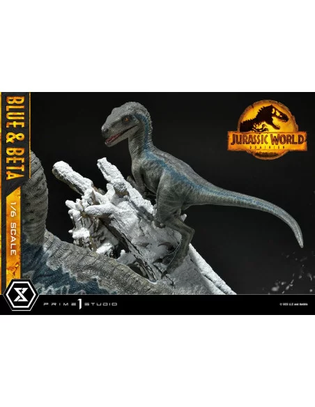 Jurassic World: Dominion Estatua Legacy Museum Collection 1/6 Blue & Beta Bonus Version 41 cm Jurassic World: Dominion Estatua Legacy Museum Collection 1/6 Blue & Beta Bonus Version 41 cm