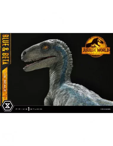 Jurassic World: Dominion Estatua Legacy Museum Collection 1/6 Blue & Beta Bonus Version 41 cm