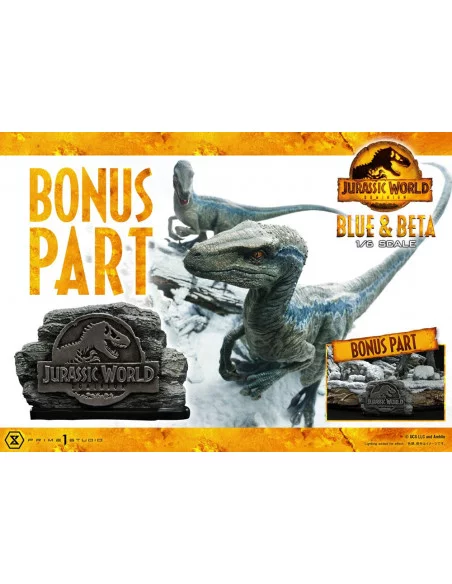 Jurassic World: Dominion Estatua Legacy Museum Collection 1/6 Blue & Beta Bonus Version 41 cm Jurassic World: Dominion Estatua Legacy Museum Collection 1/6 Blue & Beta Bonus Version 41 cm