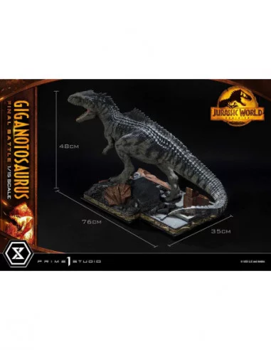 Jurassic World: Dominion Estatua Legacy Museum Collection 1/15 Giganotosaurus Final Battle Regular Version 48 cm