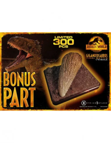 Jurassic World: Dominion Estatua Legacy Museum Collection 1/15 Giganotosaurus Final Battle Bonus Version 48 cm