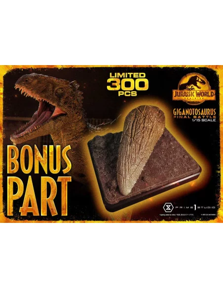 Jurassic World: Dominion Estatua Legacy Museum Collection 1/15 Giganotosaurus Final Battle Bonus Version 48 cm Jurassic World: Dominion Estatua Legacy Museum Collection 1/15 Giganotosaurus Final Battle Bonus Version 48 cm