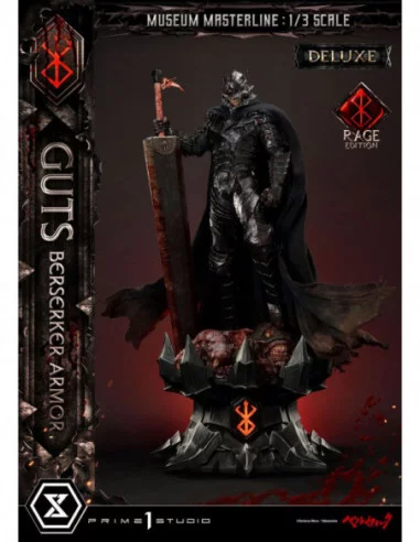Berserk Estatua Museum Masterline 1/3 Guts Berserker Armor Rage Edition Deluxe Bonus Version 121 cm