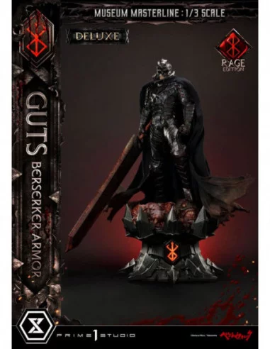 Berserk Estatua Museum Masterline 1/3 Guts Berserker Armor Rage Edition Deluxe Bonus Version 121 cm