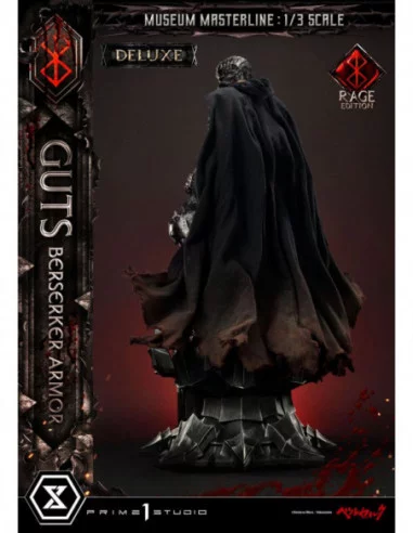 Berserk Estatua Museum Masterline 1/3 Guts Berserker Armor Rage Edition Deluxe Bonus Version 121 cm