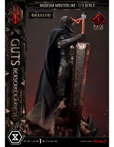 Berserk Estatua Museum Masterline 1/3 Guts Berserker Armor Rage Edition Deluxe Bonus Version 121 cm