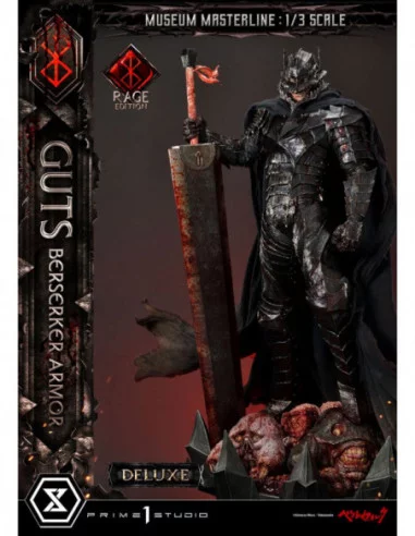 Berserk Estatua Museum Masterline 1/3 Guts Berserker Armor Rage Edition Deluxe Bonus Version 121 cm