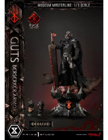 Berserk Estatua Museum Masterline 1/3 Guts Berserker Armor Rage Edition Deluxe Bonus Version 121 cm