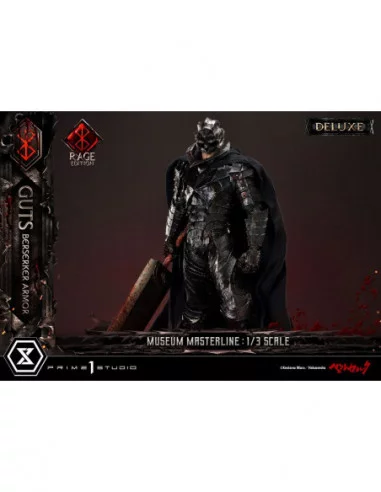 Berserk Estatua Museum Masterline 1/3 Guts Berserker Armor Rage Edition Deluxe Bonus Version 121 cm