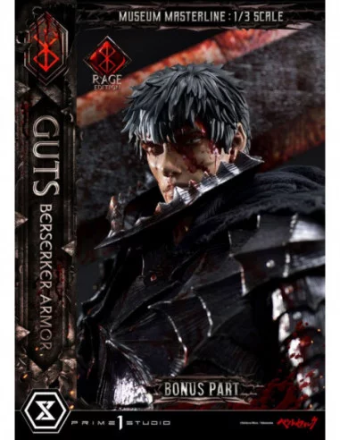 Berserk Estatua Museum Masterline 1/3 Guts Berserker Armor Rage Edition Deluxe Bonus Version 121 cm