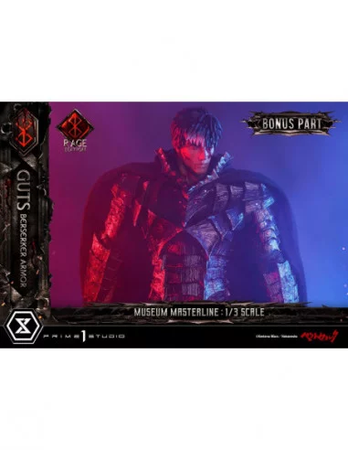 Berserk Estatua Museum Masterline 1/3 Guts Berserker Armor Rage Edition Deluxe Bonus Version 121 cm