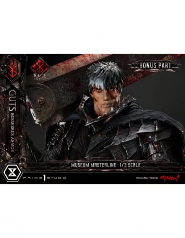Berserk Estatua Museum Masterline 1/3 Guts Berserker Armor Rage Edition Deluxe Bonus Version 121 cm