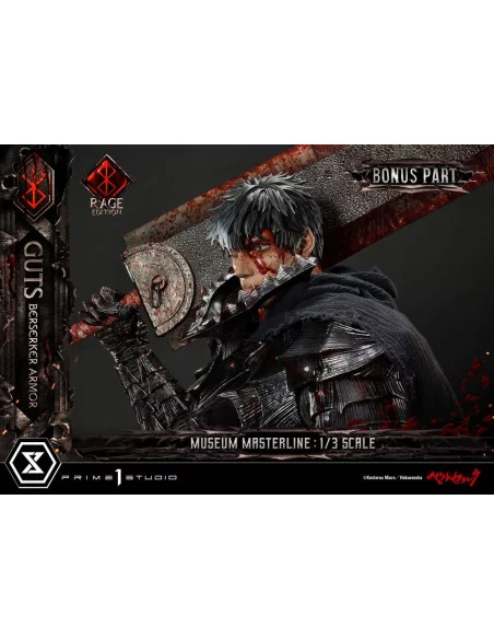 Berserk Estatua Museum Masterline 1/3 Guts Berserker Armor Rage Edition Deluxe Bonus Version 121 cm