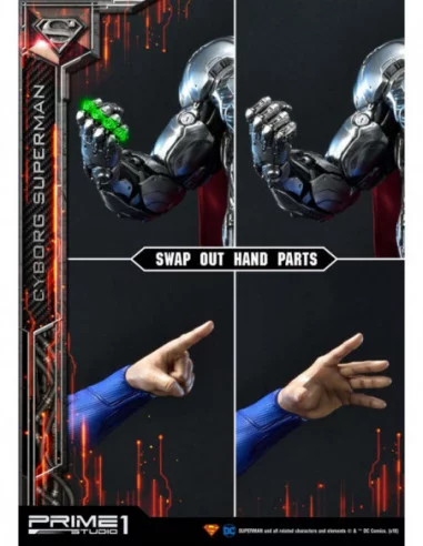 DC Comics Estatua 1/3 Cyborg Superman 93 cm