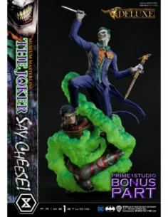 DC Comics Estatua 1/3 The Joker Say Cheese Deluxe Bonus Version 99 cm