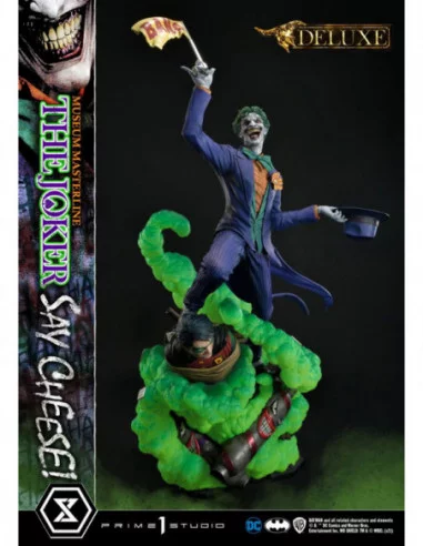 DC Comics Estatua 1/3 The Joker Say Cheese Deluxe Bonus Version 99 cm