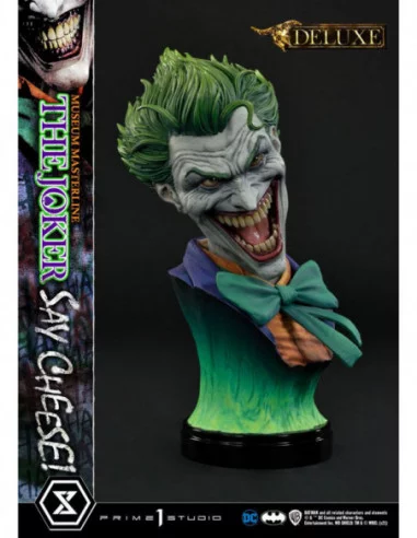 DC Comics Estatua 1/3 The Joker Say Cheese Deluxe Bonus Version 99 cm
