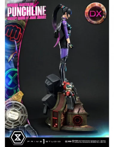 DC Comics Estatua 1/3 Punchline Deluxe Bonus Version Concept Design by Jorge Jimenez 85 cm