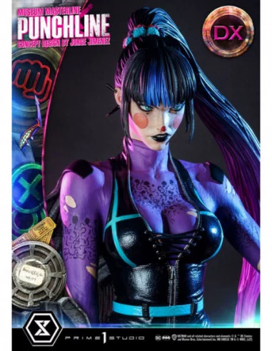 DC Comics Estatua 1/3 Punchline Deluxe Bonus Version Concept Design by Jorge Jimenez 85 cm