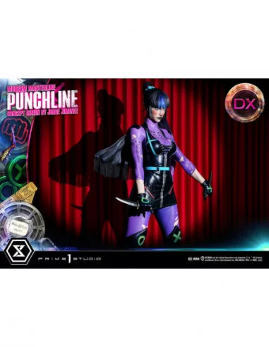 DC Comics Estatua 1/3 Punchline Deluxe Bonus Version Concept Design by Jorge Jimenez 85 cm