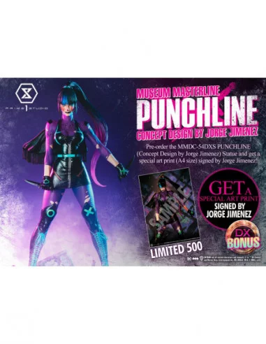 DC Comics Estatua 1/3 Punchline Deluxe Bonus Version Concept Design by Jorge Jimenez 85 cm