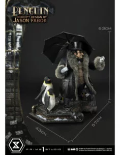 DC Comics Estatua Museum Masterline 1/3 Penguin (Concept Design By Jason Fabok) 63 cm 2