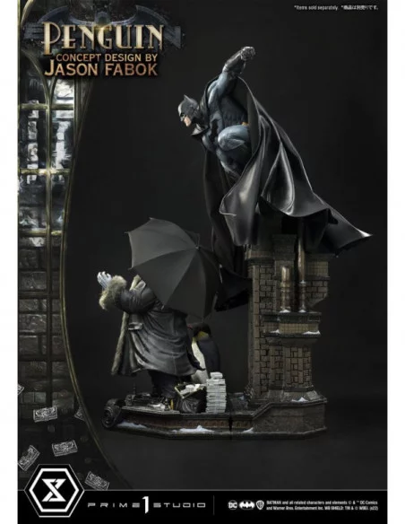 DC Comics Estatua Museum Masterline 1/3 Penguin (Concept Design By Jason Fabok) 63 cm