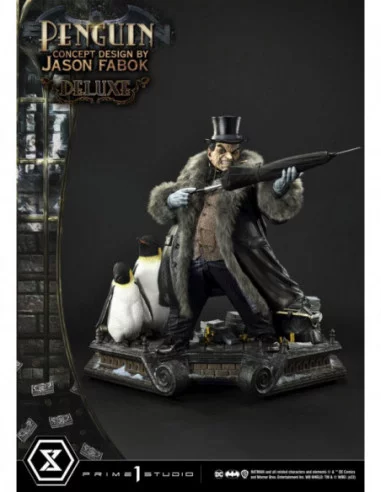 DC Comics Estatua Museum Masterline 1/3 Penguin (Concept Design By Jason Fabok) Deluxe Bonus Version 63 cm