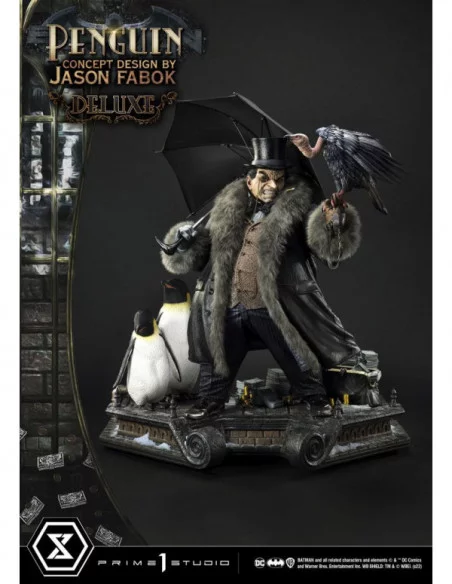 DC Comics Estatua Museum Masterline 1/3 Penguin (Concept Design By Jason Fabok) Deluxe Bonus Version 63 cm