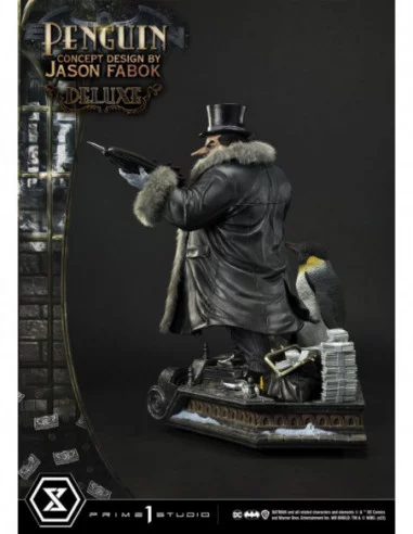 DC Comics Estatua Museum Masterline 1/3 Penguin (Concept Design By Jason Fabok) Deluxe Bonus Version 63 cm