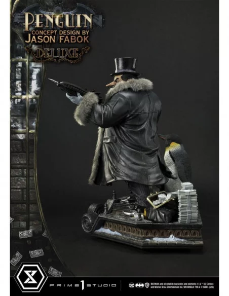 DC Comics Estatua Museum Masterline 1/3 Penguin (Concept Design By Jason Fabok) Deluxe Bonus Version 63 cm