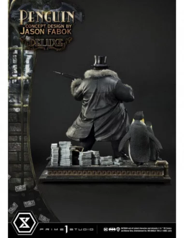 DC Comics Estatua Museum Masterline 1/3 Penguin (Concept Design By Jason Fabok) Deluxe Bonus Version 63 cm