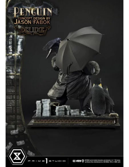 DC Comics Estatua Museum Masterline 1/3 Penguin (Concept Design By Jason Fabok) Deluxe Bonus Version 63 cm