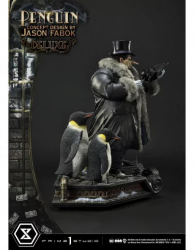 DC Comics Estatua Museum Masterline 1/3 Penguin (Concept Design By Jason Fabok) Deluxe Bonus Version 63 cm