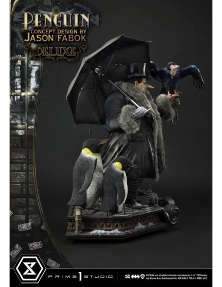 DC Comics Estatua Museum Masterline 1/3 Penguin (Concept Design By Jason Fabok) Deluxe Bonus Version 63 cm