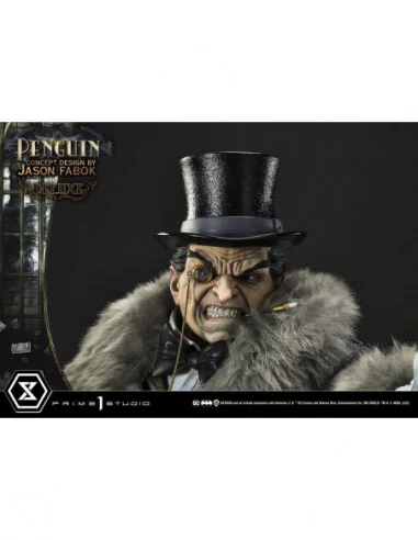 DC Comics Estatua Museum Masterline 1/3 Penguin (Concept Design By Jason Fabok) Deluxe Bonus Version 63 cm