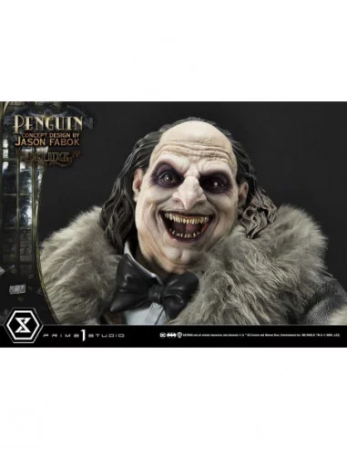 DC Comics Estatua Museum Masterline 1/3 Penguin (Concept Design By Jason Fabok) Deluxe Bonus Version 63 cm