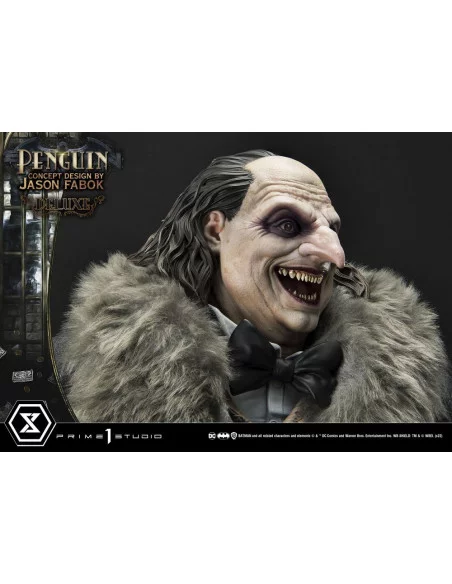 DC Comics Estatua Museum Masterline 1/3 Penguin (Concept Design By Jason Fabok) Deluxe Bonus Version 63 cm