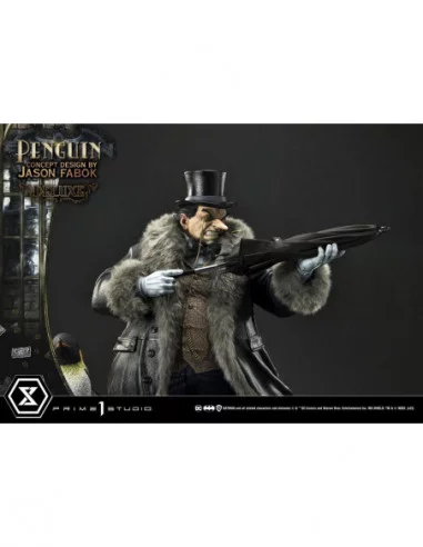 DC Comics Estatua Museum Masterline 1/3 Penguin (Concept Design By Jason Fabok) Deluxe Bonus Version 63 cm