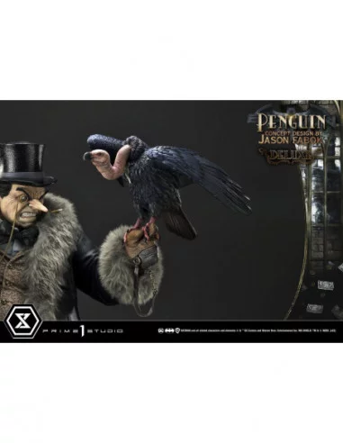 DC Comics Estatua Museum Masterline 1/3 Penguin (Concept Design By Jason Fabok) Deluxe Bonus Version 63 cm