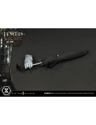 DC Comics Estatua Museum Masterline 1/3 Penguin (Concept Design By Jason Fabok) Deluxe Bonus Version 63 cm