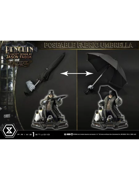 DC Comics Estatua Museum Masterline 1/3 Penguin (Concept Design By Jason Fabok) Deluxe Bonus Version 63 cm