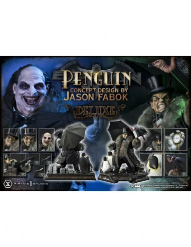 DC Comics Estatua Museum Masterline 1/3 Penguin (Concept Design By Jason Fabok) Deluxe Bonus Version 63 cm