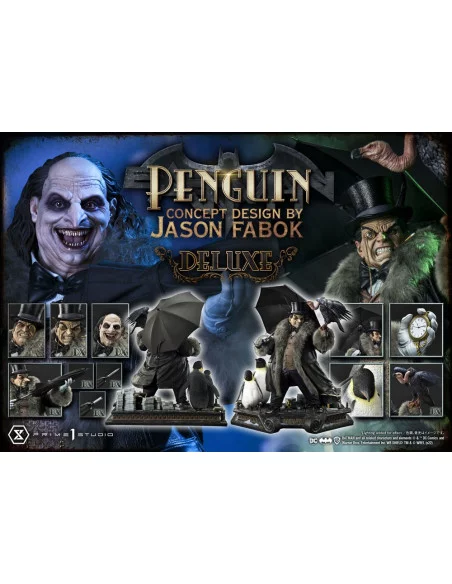 DC Comics Estatua Museum Masterline 1/3 Penguin (Concept Design By Jason Fabok) Deluxe Bonus Version 63 cm