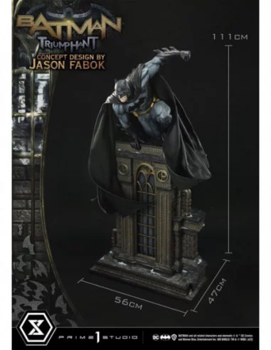 DC Comics Estatua Museum Masterline 1/3 Batman Triumphant (Concept Design By Jason Fabok) Bonus Version 119 cm