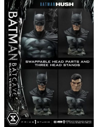 Batman Hush Estatua 1/3 Batman Batcave Black Version 88 cm