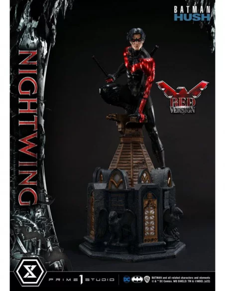 Batman Hush Estatua Nightwing Red Version 87 cm