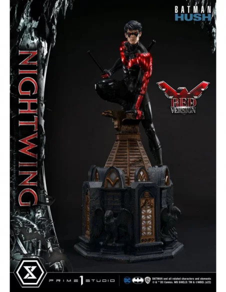 Batman Hush Estatua Nightwing Red Version 87 cm